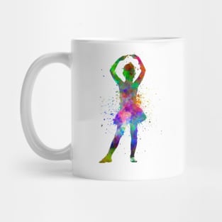 Ballet girl in watercolor Mug